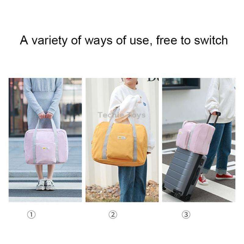 RH2202 Portable Foldable Travel Bag with Expansion Function(Khaki)