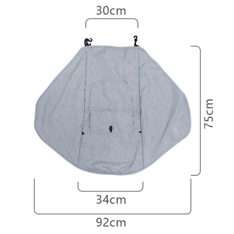 Universal Baby Stroller Accessories Sun Shade Cover With Visible Sunroof(Black)
