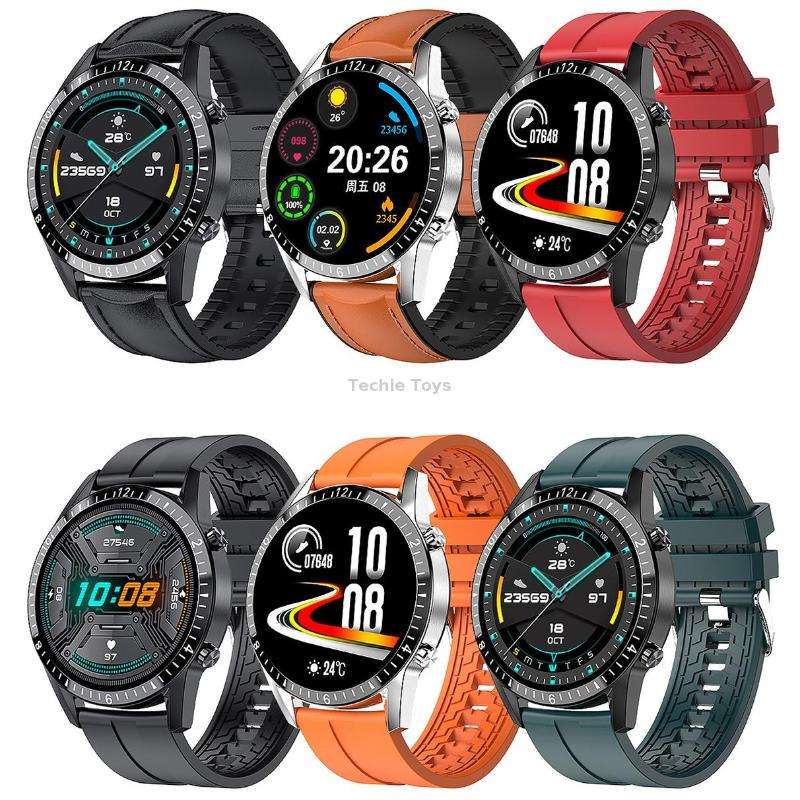 I9 1.3 Inch Heart Rate/Blood Pressure/Blood Oxygen Monitoring Watch, Color: Orange