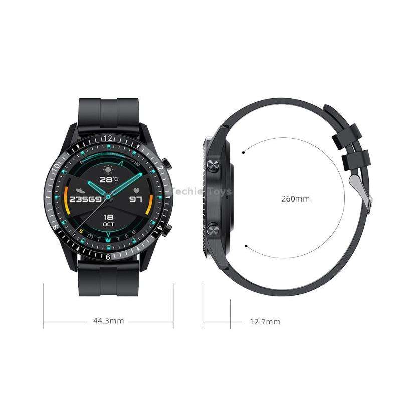 I9 1.3 Inch Heart Rate/Blood Pressure/Blood Oxygen Monitoring Watch, Color: Orange