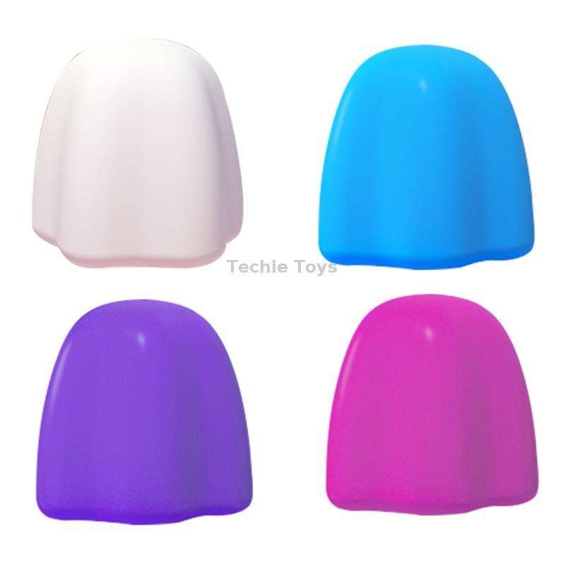 5 PCS Manual Silicone Self-Sealing Toothpaste Cap Aid(Purple)