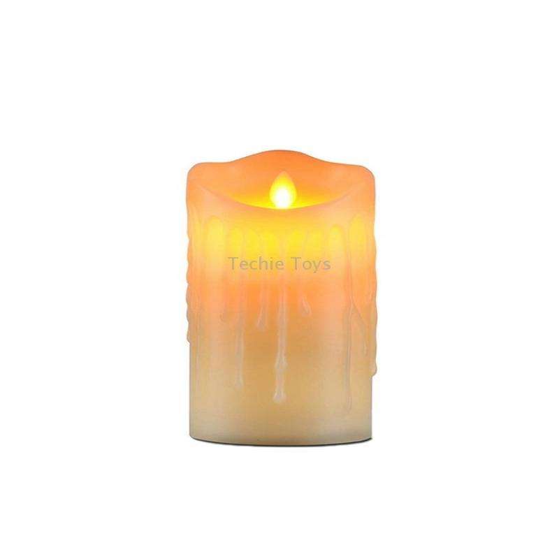 LED Electronic Candle Lights Halloween Christmas Decoration Props, Size: 7.5x10cm(Plastic Tears Cand