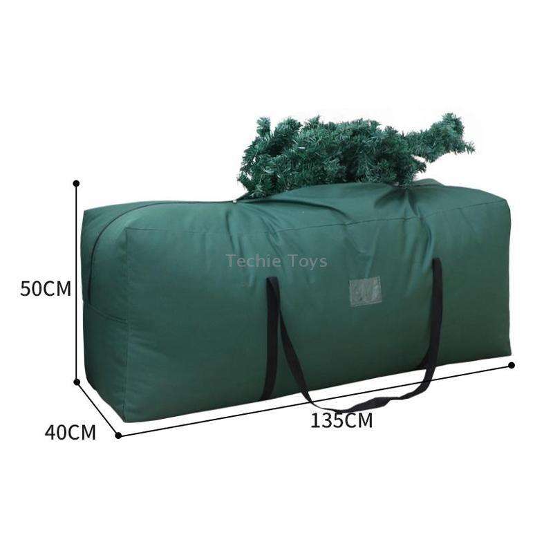 Christmas Tree Storage Bag Christmas Gift Dust-proof Storage Bag, Size: 135x40x50cm(Green)