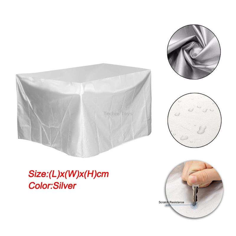 3D Printer Waterproof Cover Copier Dust Cover, Size: 43x43x32cm(Silver)