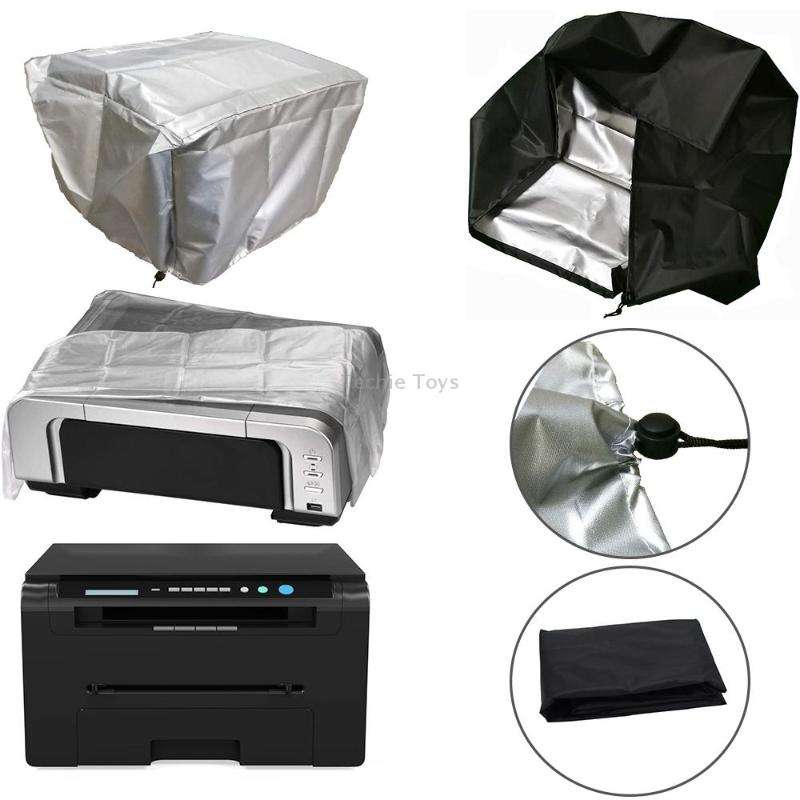 3D Printer Waterproof Cover Copier Dust Cover, Size: 43x43x32cm(Silver)