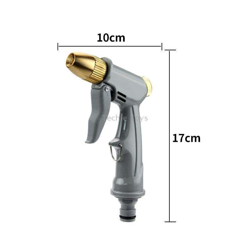 High Pressure Household Car Washer Telescopic Cleaning Spray, Style: H1 Short+3 Connectors+15m Tube