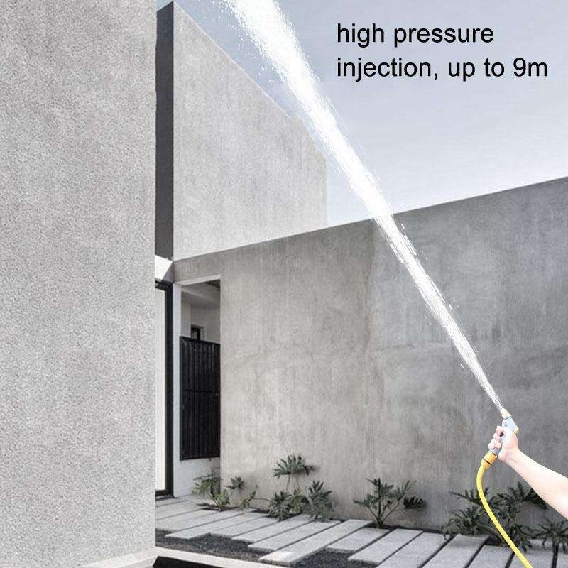 High Pressure Household Car Washer Telescopic Cleaning Spray, Style: H1 Short+3 Connectors+15m Tube