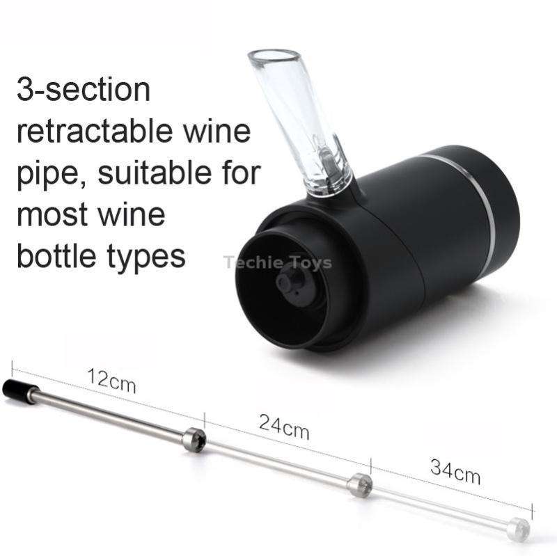 Electric Red Wine Decanter Dispenser,Style: Red ABS