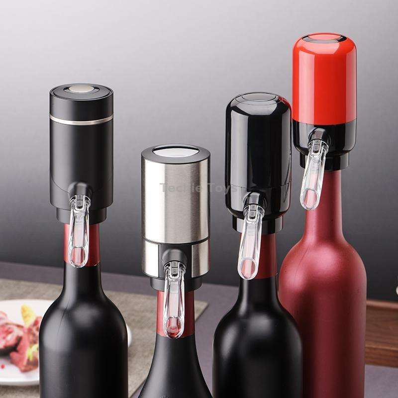Electric Red Wine Decanter Dispenser,Style: Red ABS
