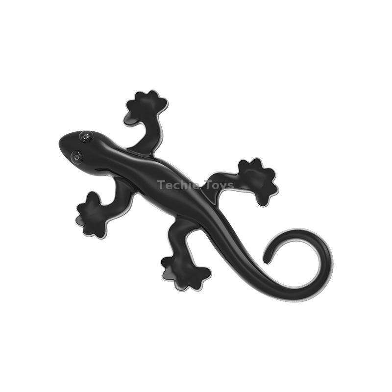 Anti-static Gecko 3D Stereo Car Sticker Decorative Stickers(Black)