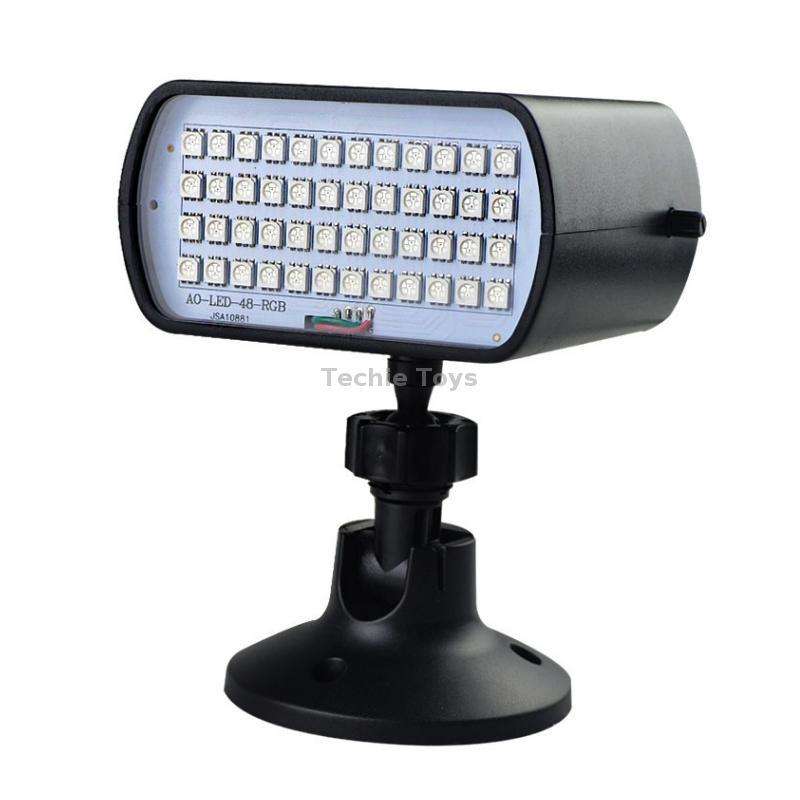13W 48 LED Full Color Strobe Lights Bar Party Decoration Strobe Stage Lights(US Plug)