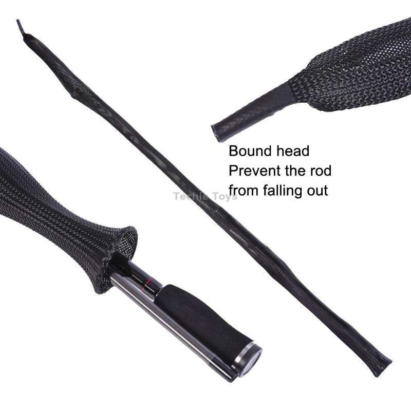 LEO 27998 3.5x170cm Mesh Tube Telescopic Fishing Rod Protector(27998-BBU)