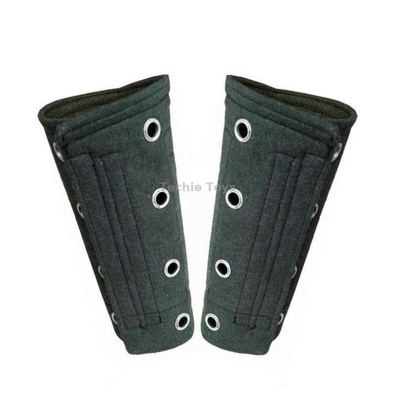 Cut-resistant Glass Arm Guard Sleeve Labor Protection, Size: One Size(Dark Green)