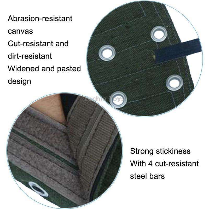 Cut-resistant Glass Arm Guard Sleeve Labor Protection, Size: One Size(Dark Green)