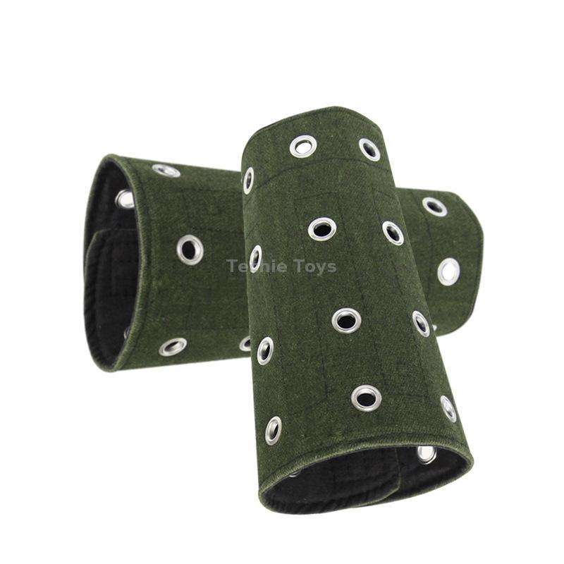 Cut-resistant Glass Arm Guard Sleeve Labor Protection, Size: One Size(Dark Green)