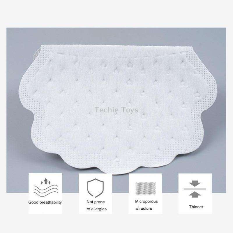 50 PCS Summer Breathable Underarm Invisible Sweat-absorbing Stickers Mint