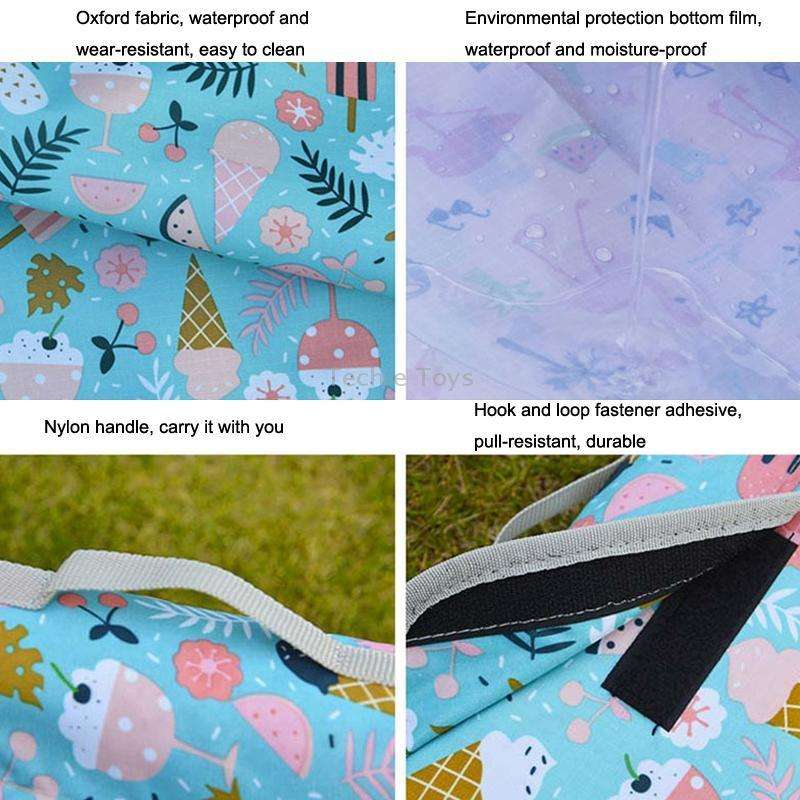 Spring Outing Portable Moisture-proof Picnic Mat Outdoor Tent Campground Mat, Size: 150x200cm(Blue)