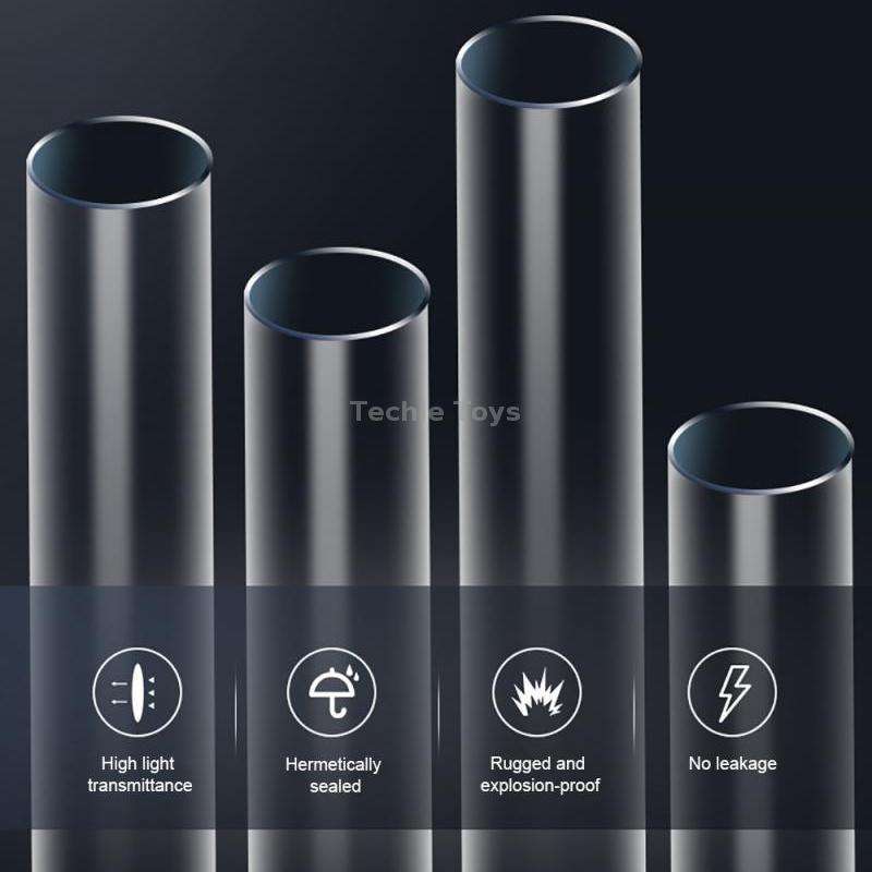 ZHIYANG Aquarium Lamp, Style: Double Tube ZY-U318-18W With Protective Cover(Timing EU Plug)