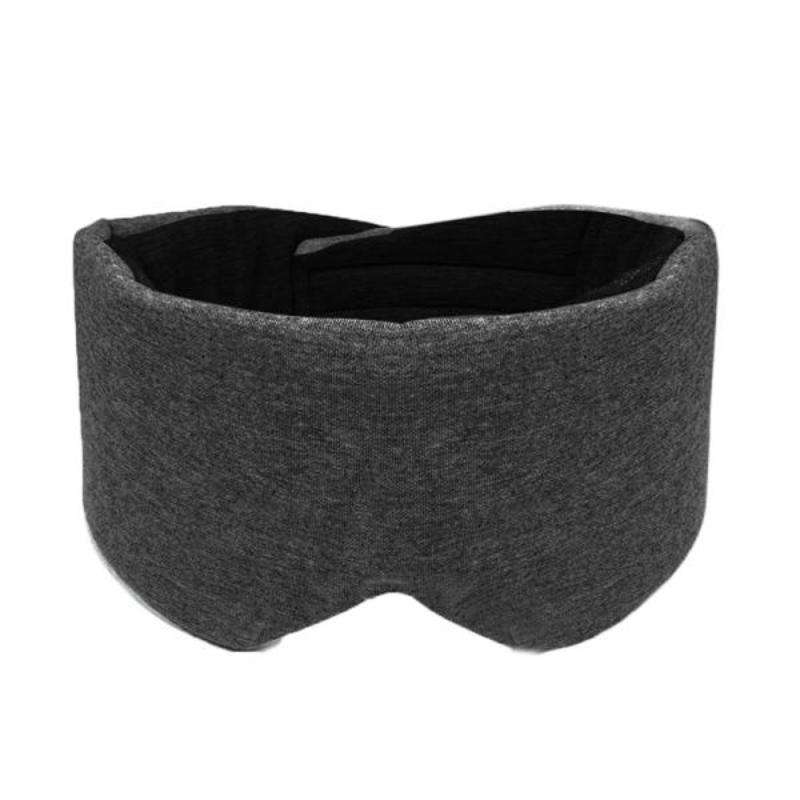 Oversized Cotton Breathable Blackout Sleep Eye Mask(Black)