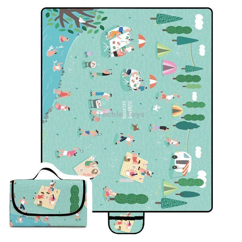 Y012 Outdoor Thickened Moisture-proof Waterproof Portable Camping Mat(1.5x2m)