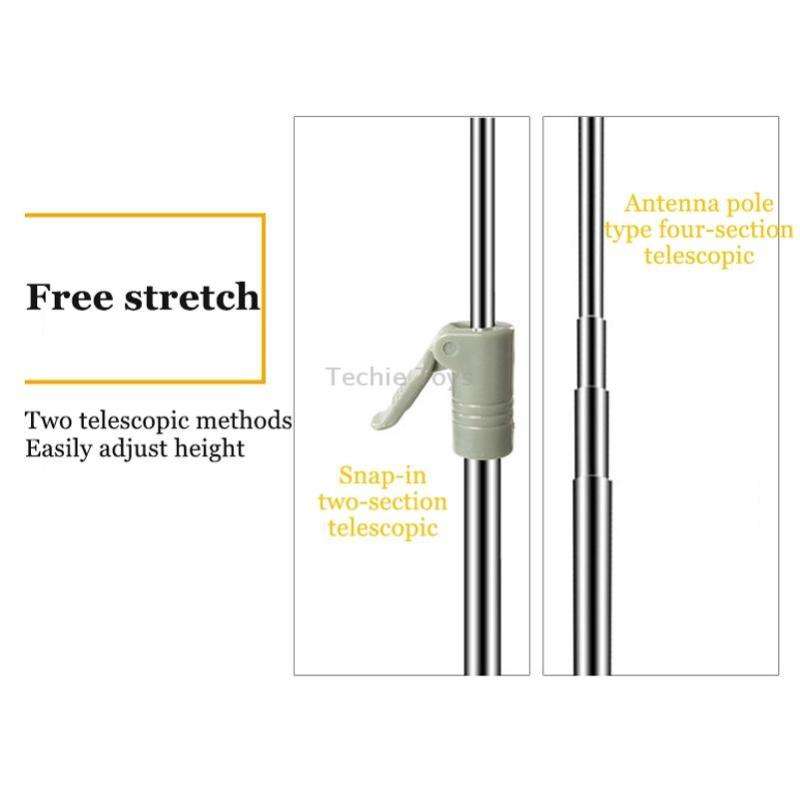 Photography Backdrop Stand Camera Photo Background Props,Style: T-type 2-section 85cm