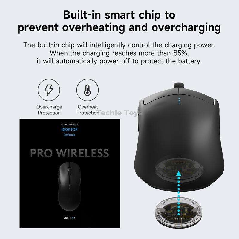 For Logitech G502 / G703 / G403 / G903 / GPW / GPW2 Mouse Wireless Charging Module Flash