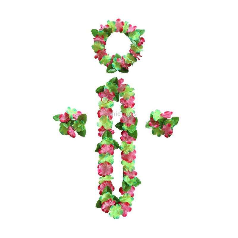 5 PCS CK-053 12-Color Petal Party Decoration Hawaiian Wreath(5)