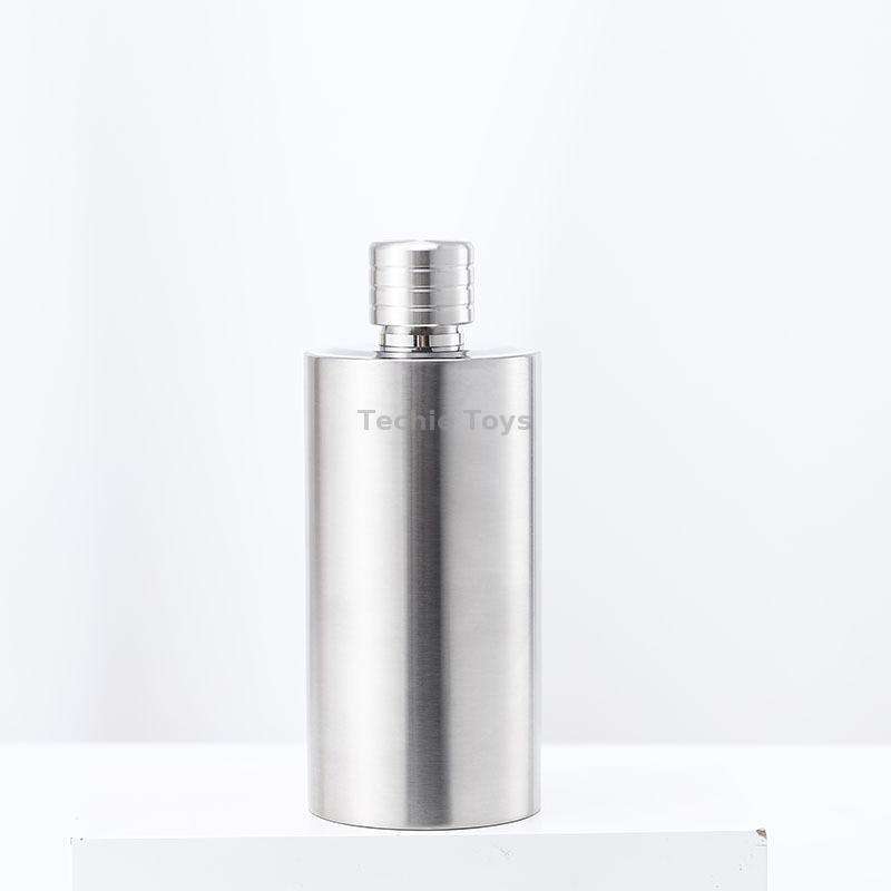 500ml Outdoor Wine Pot 304 Stainless Steel Cylindrical Hip Flask, Color: Frosted Surface