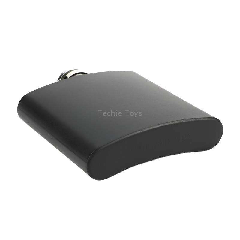 7oz 304 Stainless Steel Matte Black Paint Flagon Whiskey Vodka Wine Pot Hip Flask