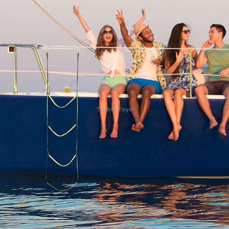 RT-1 Rubber Boat Special Boarding Ladder, Spec: 3-Ladder (Blue)