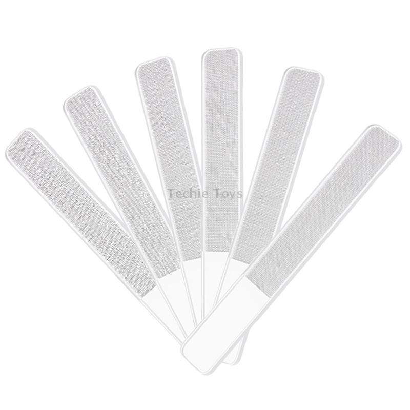 6 PCS Transparent Nano Glass Polished Nail File, Specification: Glass File Bulk