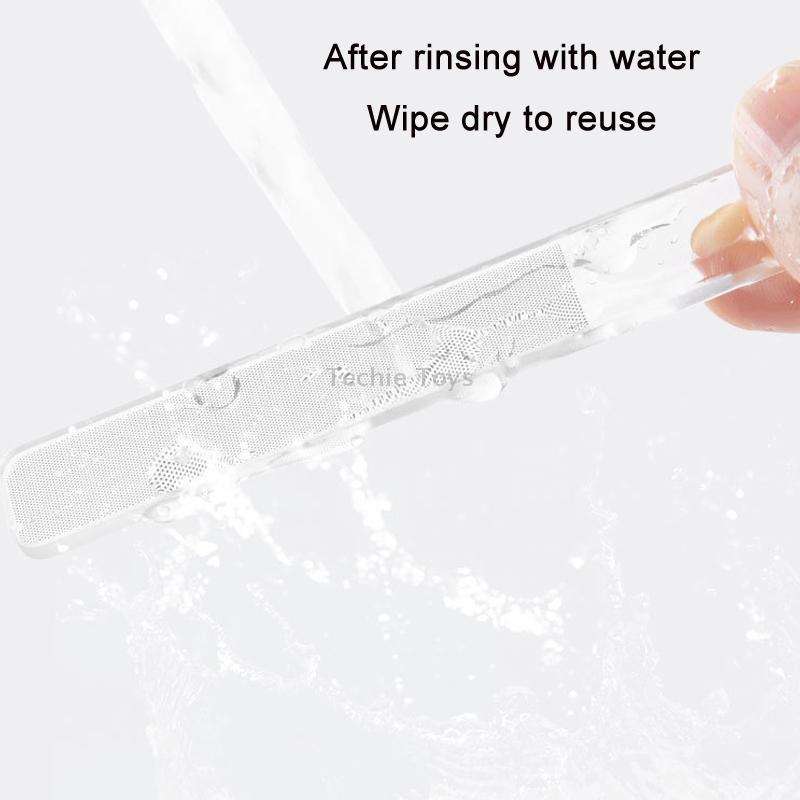 6 PCS Transparent Nano Glass Polished Nail File, Specification: Glass File Bulk