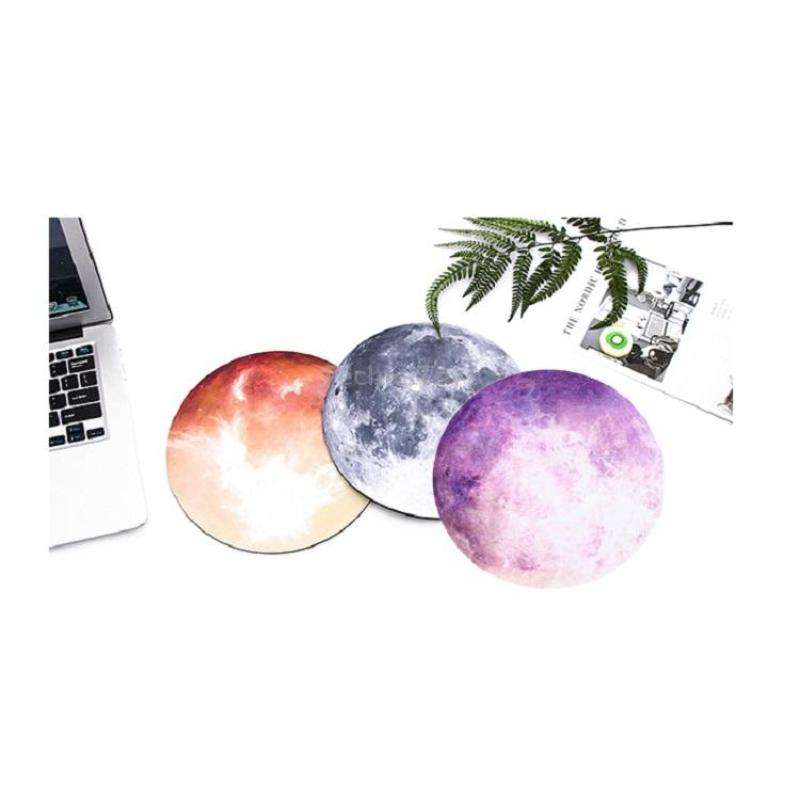 5 PCS Round Rubber Planet Mouse Pad(Mars)