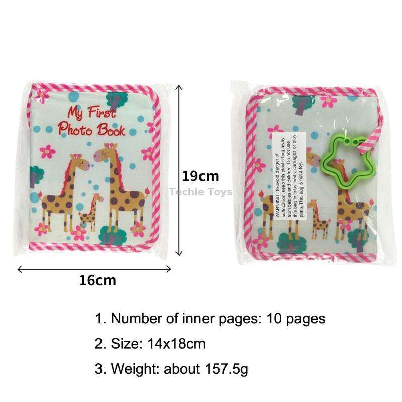 Baby Growth Memorial Cloth Photo Album With Mirror(Red)
