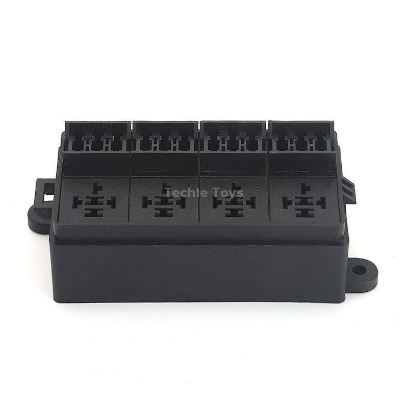 TF008-10 12V 5Pin Relay Car RV Radiography Sound Modified Electromagnetic Insurance Box