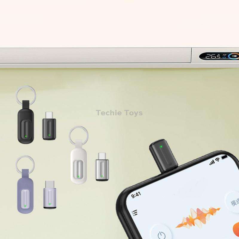 Ocrustar Capsule Mobile Phone Infrared Universal Remote Control, Color: Type-C (Silver)