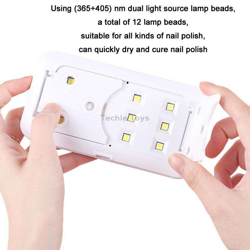 BLUEQUE USB Powered Nail Manicure Handheld UV Phototherapy Machine(Mini-10)