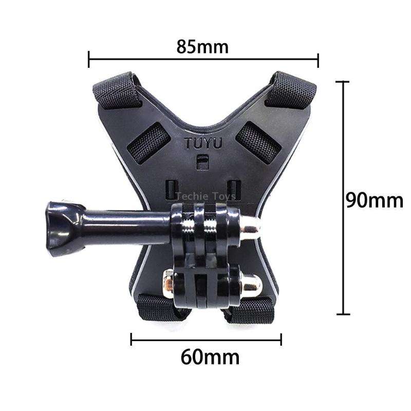 TUYU Motorcycle Helmet Chin Action Camera Mobile Phone Mounting Bracket Blue Bracket