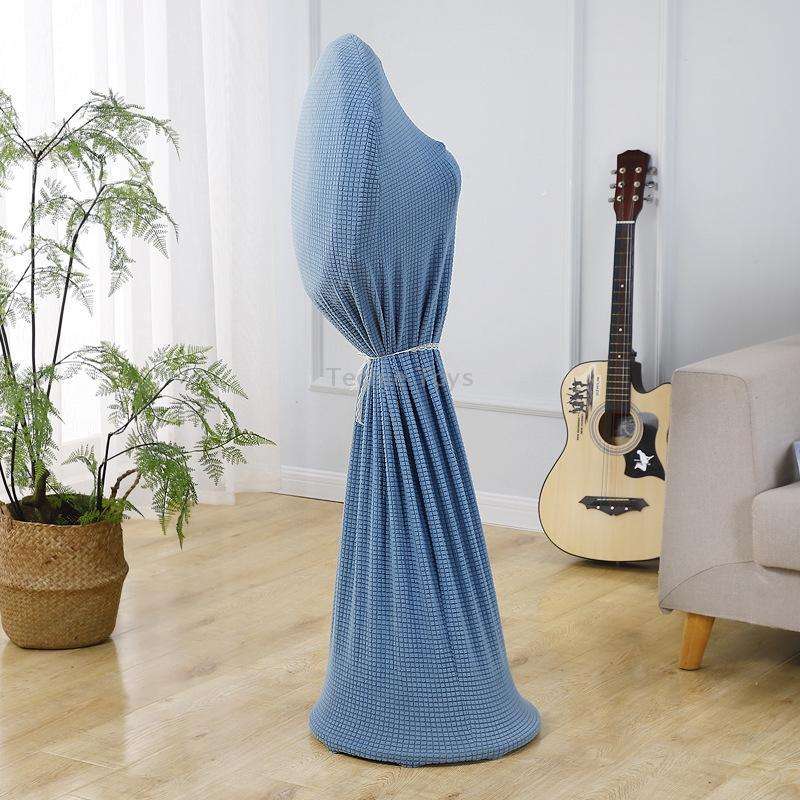 Round Elasticity Fan Dust Cover Household Use Fabric Fan Protective Cover, Size: 110x45cm(Pink)