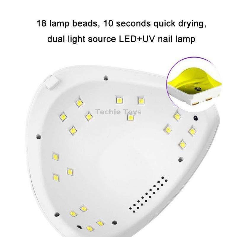 88W UV Ultraviolet Phototherapy USB Manicure Baking Lamp(801)