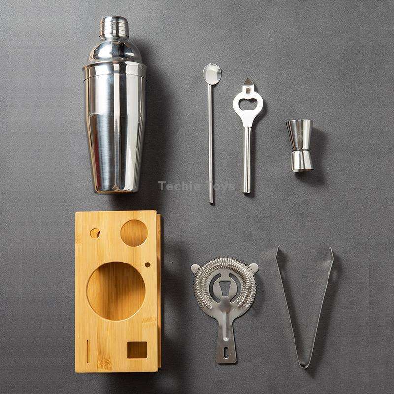 BY-7 7 in 1 Stainless Steel Bartender Set Bar Bartending Tools, Spec: 550ml