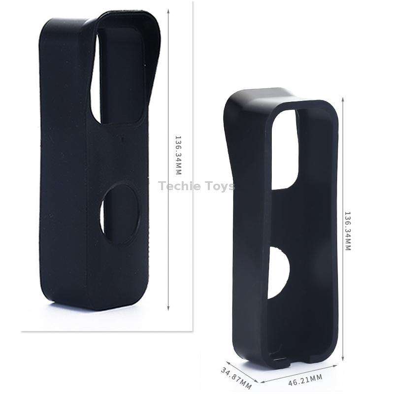 Silicone Cover for Blink A363 Wireless Doorbell(Black)