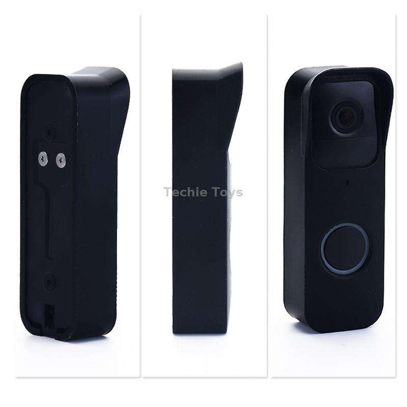 Silicone Cover for Blink A363 Wireless Doorbell(Black)