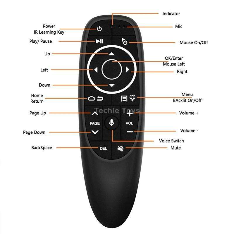 Intelligent Voice Remote Control With Learning Function, Style: G10 Without Gyroscope
