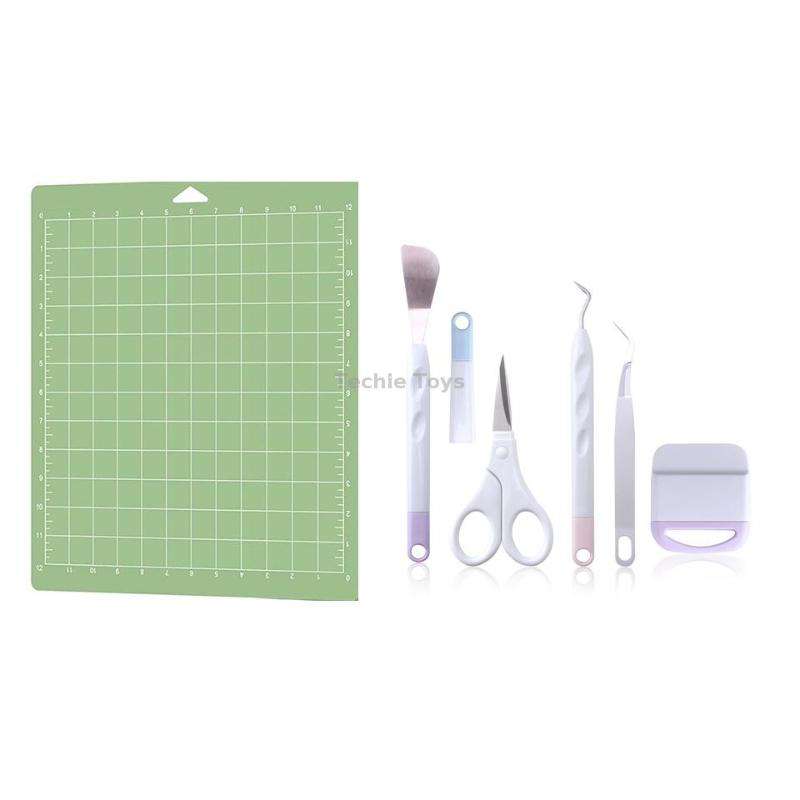 5 In 1+Cutting Pad Vinyl Weeding Tool Set DIY Silhouette Embossed Engraving Tool