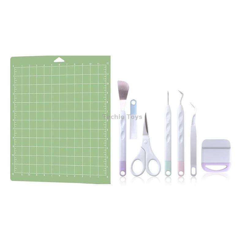 6 In 1+Cutting Pad Vinyl Weeding Tool Set DIY Silhouette Embossed Engraving Tool