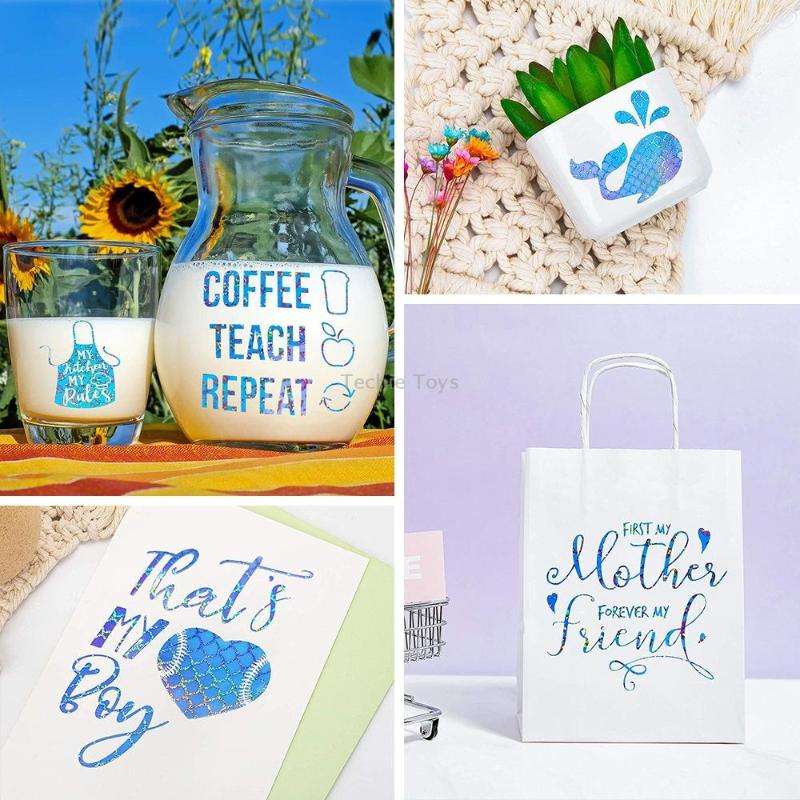 30.5cm x 100cm Gradient Self Adhesive Vinyl DIY Graphics for Home Window Decal Decor, Color: Blue Le
