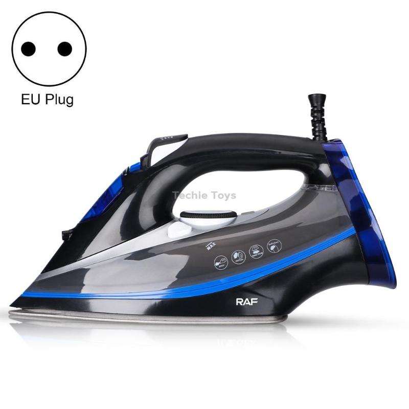RAF R.1215 Three-Speed Thermostatic Ceramic Soleplate Electric Iron, EU Plug(Black Blue)
