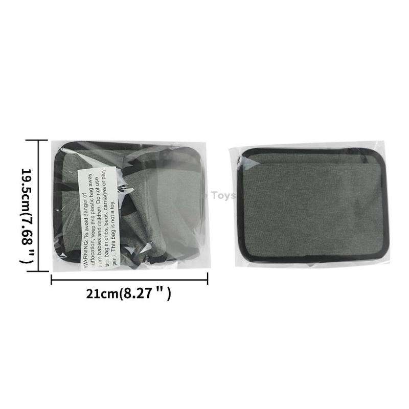 Luggage Storage Cup Holder Air Ticket Storage Bag(Gray)