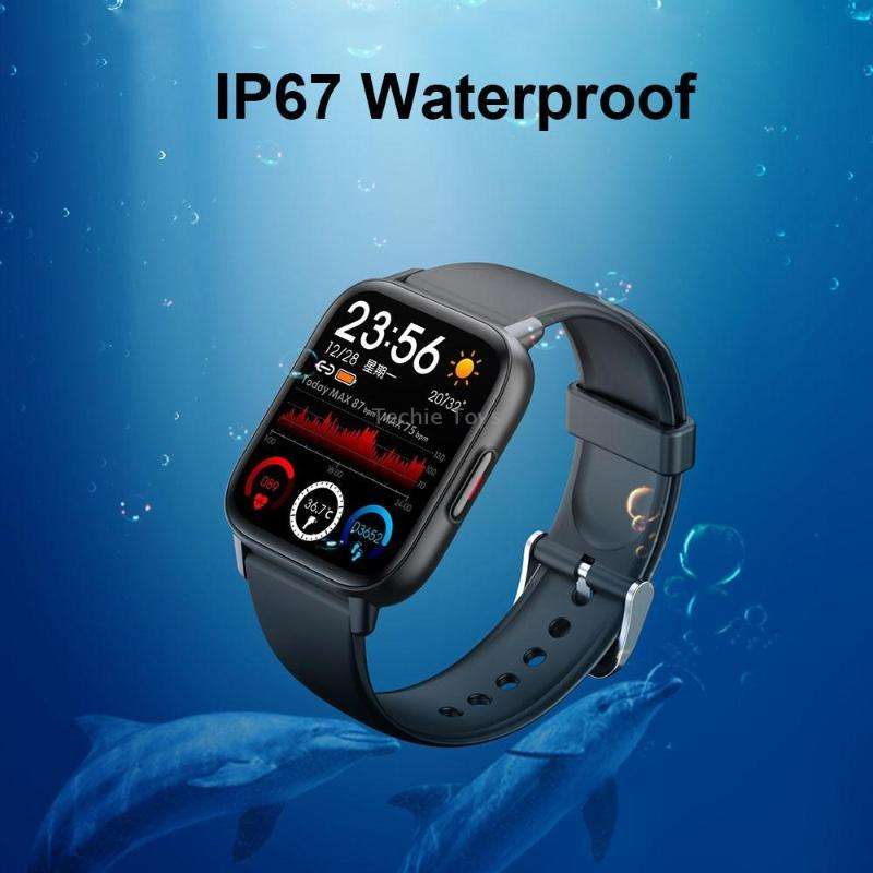 QS16Pro 1.69-Inch Health Monitoring Waterproof Smart Watch, Supports Body Temperature Detection, Col